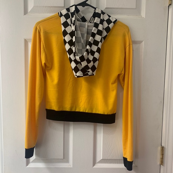 Yellow/Checkered G Mini Top - Picture 2 of 5